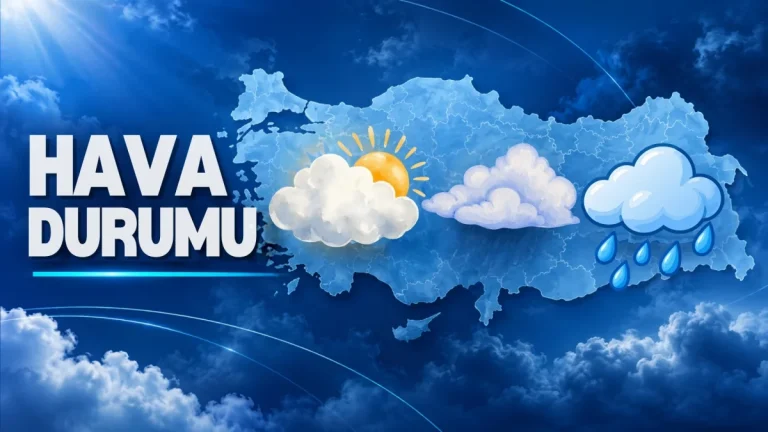 Meteoroloji’den hafta sonu için yağış uyarısı