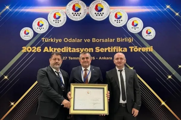 Dörtyol TSO’na akreditasyon sertifikası