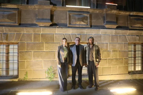 Vali Polat, “Çırak” dizisinin Kars’taki setini ziyaret etti