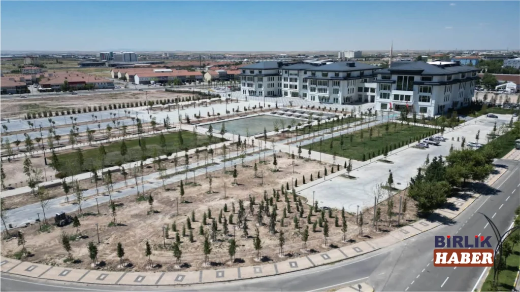 Aksaray’ın Yeni Millet Bahçesi Açılışa Hazırlanıyor