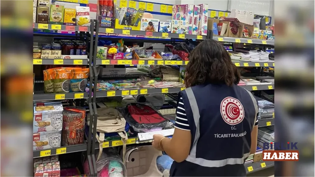 Aksaray Ticaret İl Müdürlüğü’nden kırtasiye denetimi
