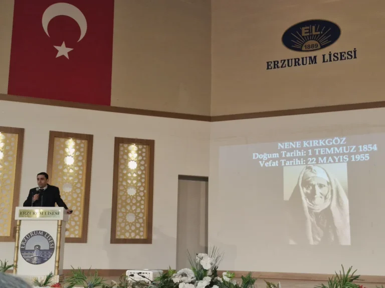 Erzurum Lisesi’nde Nene Hatun’un kahramanlığı anlatıldı