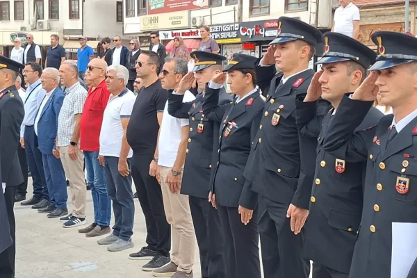 30 Ağustos Zafer Bayramının 104. Yıl dönümü törenle kutlaması