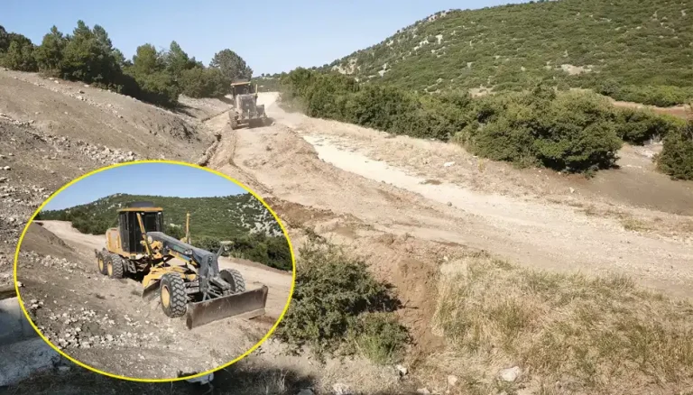 Isparta’da yangın yolları açılıyor