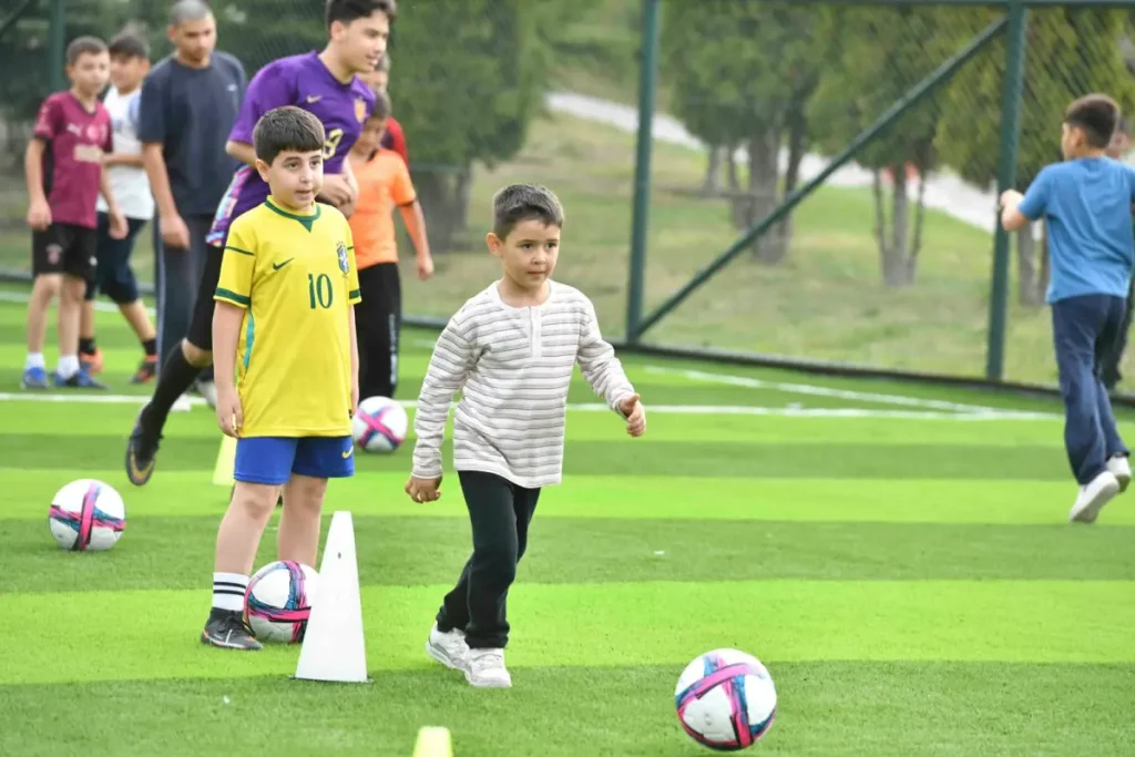 Ankara Pursaklar’da çocuklar için spor vakti