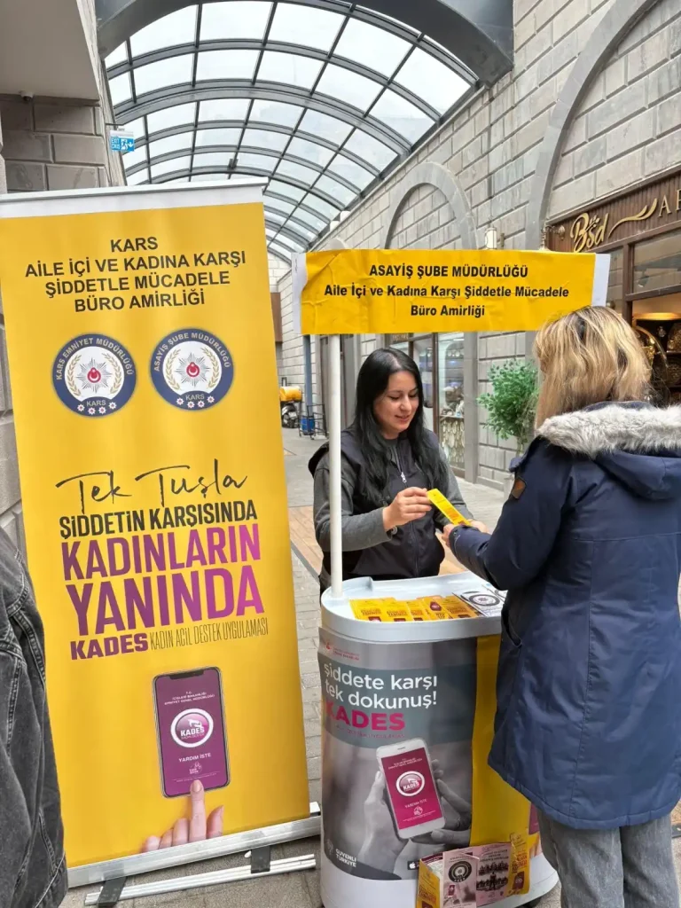 Kars’ta Engelli Haftası’nda KADES uygulaması tanıtıldı