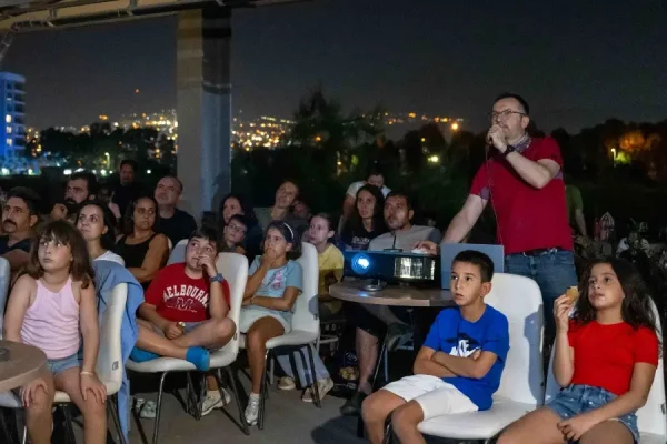 Bornova’da 8500 yıllık tarihin gölgesinde unutulmaz gökyüzü gözlemi