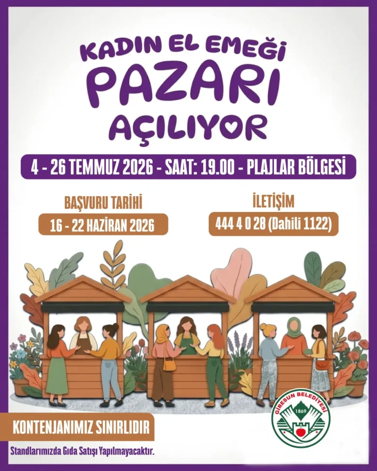 Kadın el emeği pazarı kapılarını açıyor