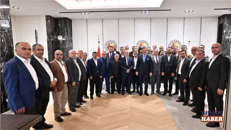 Aksaray Ticaret Borsa’sından Hisarcıklıoğlu’na ziyaret