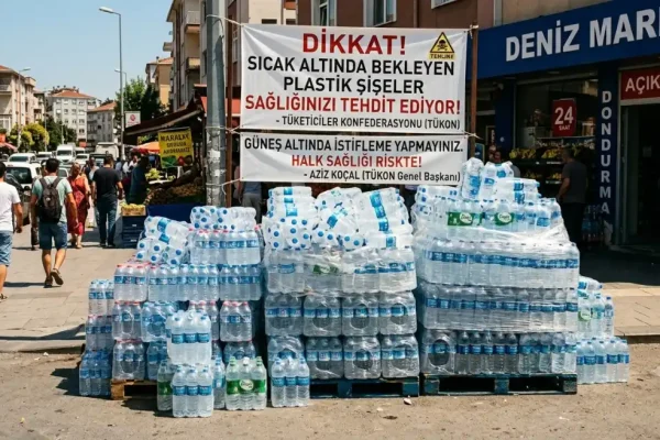 Sokaklardaki gizli tehlike: güneşte bekletilen plastik şişeli sular sağlığı tehdit ediyor
