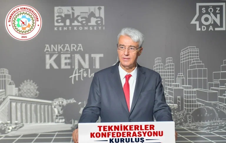 Teknikerler Konfederasyonu kuruluşu basın açıklamasında; ‘Meslek Odası’ talep etti