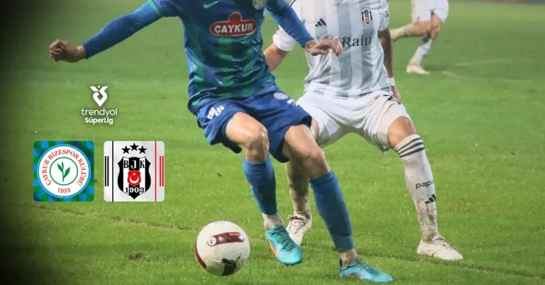 Beşiktaş, sezonu Rize’de galibiyetle kapatmak istiyor