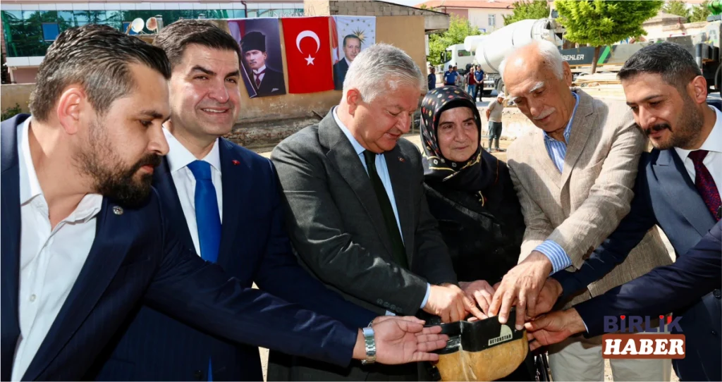 Ortaköy İlçe Halk Kütüphanesi’nin Temeli Törenle Atıldı