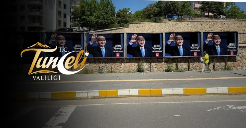 Kılıçdaroğlu afişleriyle ilgili tartışmaya Tunceli Valiliği’nden açıklama