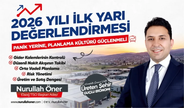 Nurullah Öner: “Ekonomik Zorlukların Çözümü Kontrollü Büyüme ve Doğru Planlamadır”