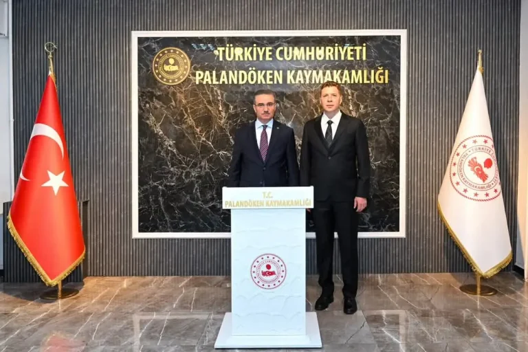 Vali Baruş, Kaymakam Kızılgüneş’ten Palandöken’in Geleceğine ilişkin brifing aldı