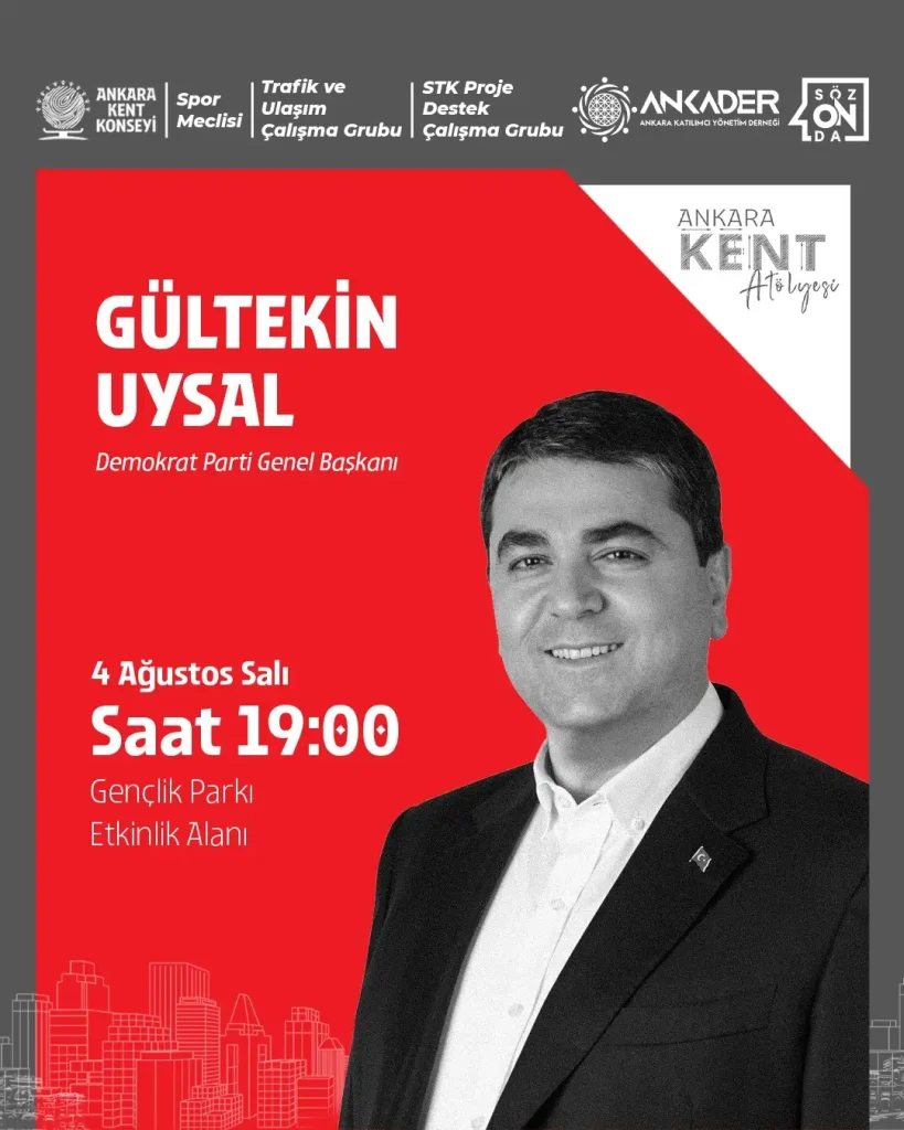 AKK “SözOnda Deneyim Paylaşım Platformu” söyleşilerinde Demokrat Parti Genel Başkanı Uysal’ı ağırlayacak