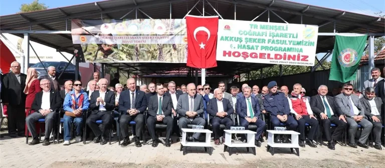 Ordu’da “Akkuş Şeker Fasulyesi” hasatı başladı
