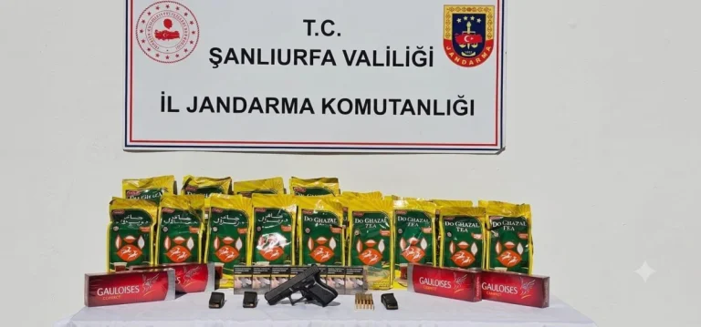 Ceylanpınar’da jandarmadan kaçakçılık ve silah operasyonu