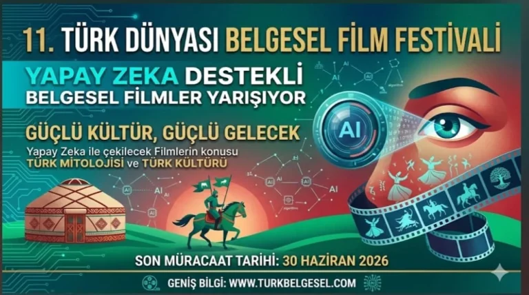 Türk Dünyası Belgesel Film Festivali’nde bir ilk: Yapay zeka kategorisi geliyor!