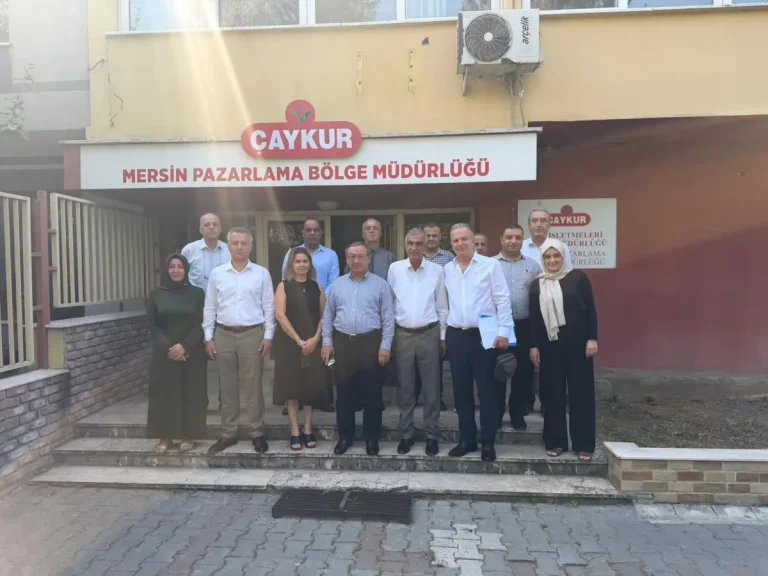 Çaykur Genel Müdürü Yusuf Ziya Alim’den Mersin bölgesine ziyaret
