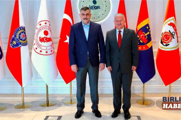 Vali Murat Duru, İçişleri Bakanı Mustafa Çiftçi’yi Ziyaret Etti