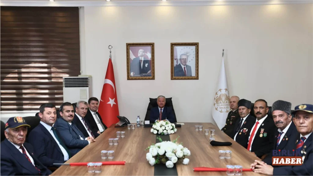 Aksaraylı Gazilerden Vali Murat Duru’ya Ziyaret