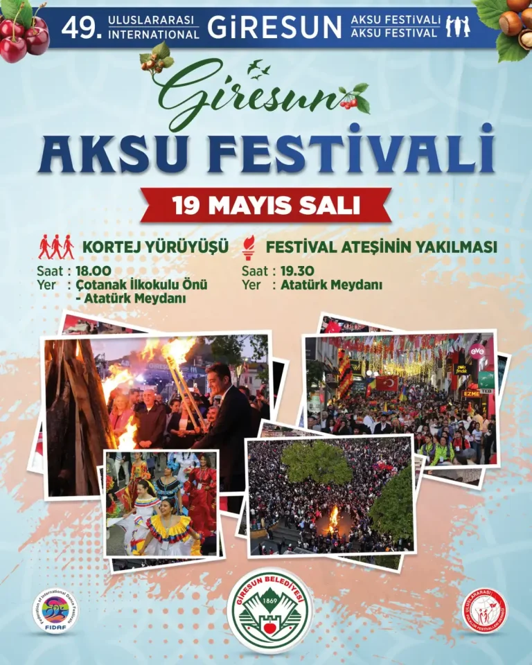 49. Uluslararası Giresun Aksu Festivali başlıyor