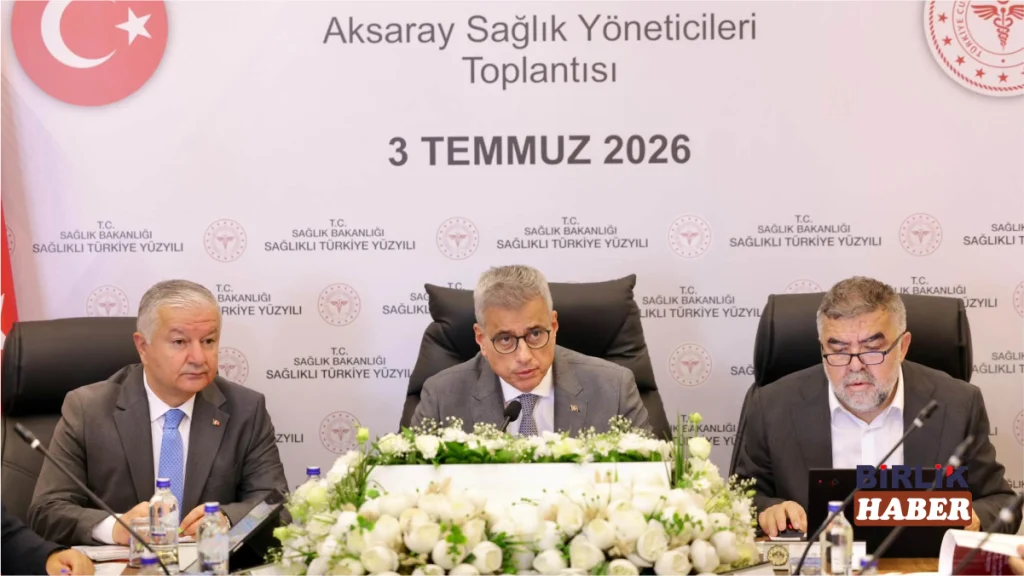 Sağlık Bakanı Memişoğlu Aksaray’da Sağlık Toplantısına Katıldı