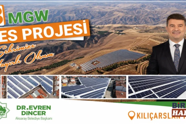 Aksaray’da 3 Megavatlık Güneş Enerji Santrali Kuruluyor