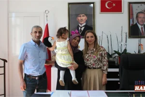 Aksaray’da bir kız çocuğuna sıcak aile yuvası