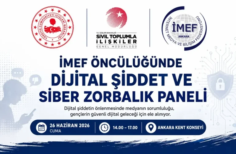 İMEF’ten dijital şiddet ve siber zorbalığa karşı farkındalık paneli
