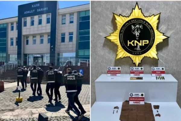 Kars’ta narkotik operasyonu: 4 şüpheli tutuklandı, binlerce içimlik bonzai ele geçirildi