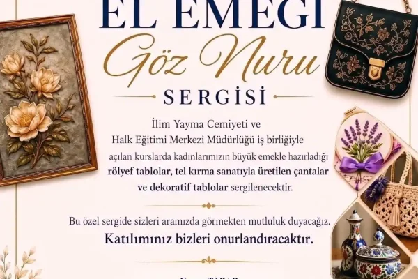 Elazığ’da el emeği göz nuru eserler sergilenecek