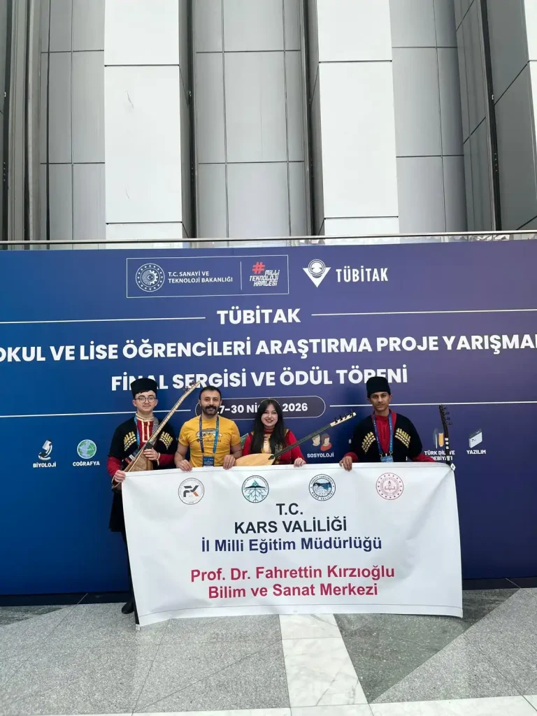 Kars’tan TÜBİTAK yarışmasında başarı