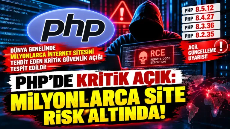 PHP’de iki kritik güvenlik açığı: Güncelleme uyarısı