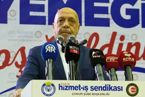 HAK-İŞ Başkanı Mahmut Arslan Çorum’dan seslendi:  “Vergi Reformu şart”