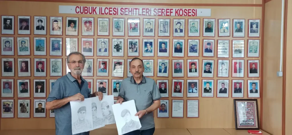 Çubuklu Ressam İzzet Selen’den şehitlere vefa