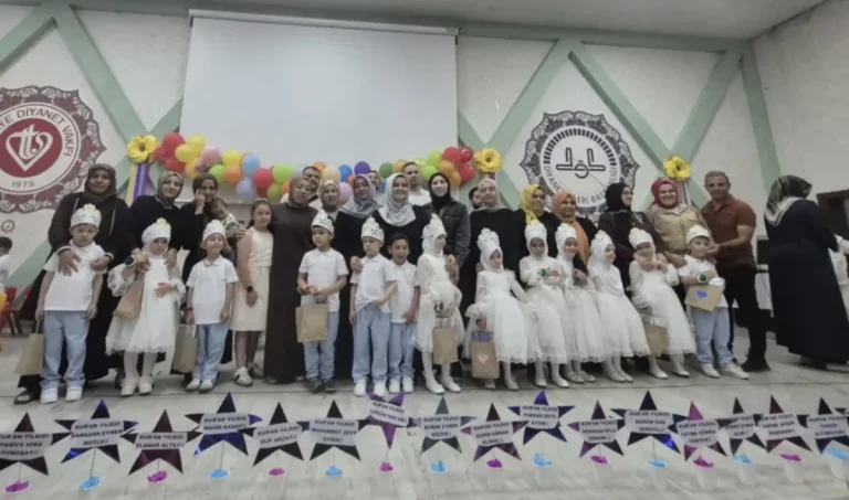 Burdur’da 4-6 Yaş Kur’an Kursu’nda eğitim yılı coşkuyla tamamlandı