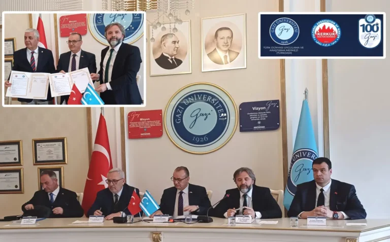 Gazi Üniversitesinde ‘100. Yılında Ankara Antlaşması Kerkük ve Musul’un Geleceği’ toplantısı yapıldı