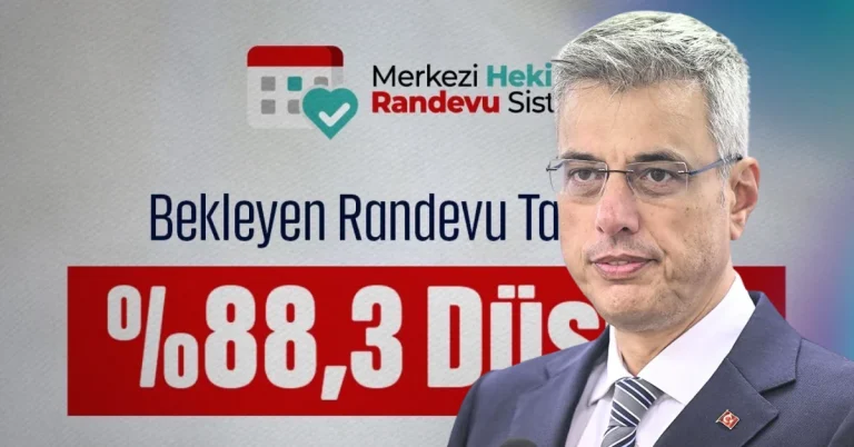 Bakan Memişoğlu: Bekleyen randevu sayısında %88,3’lük düşüş