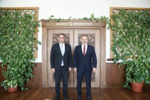 İŞKUR İl Müdürü Akkuş’tan  Rektör Arıbaş’a veda ziyareti