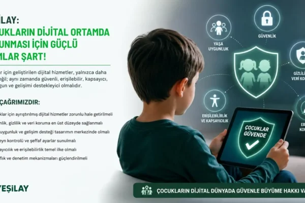 Yeşilay’dan çocukların dijital güvenliği için kapsamlı çağrı