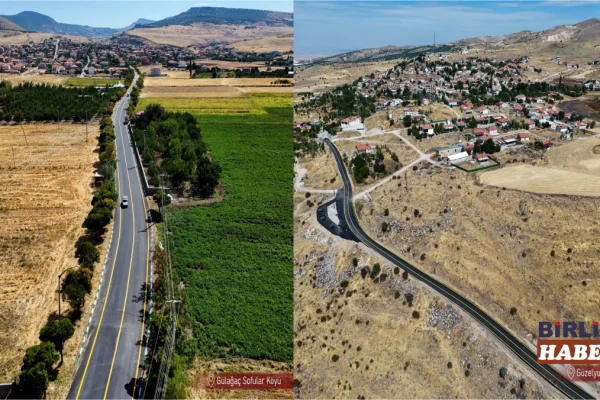 Gülağaç ve Güzelyurt’ta Yol Çalışmaları Tamamlandı