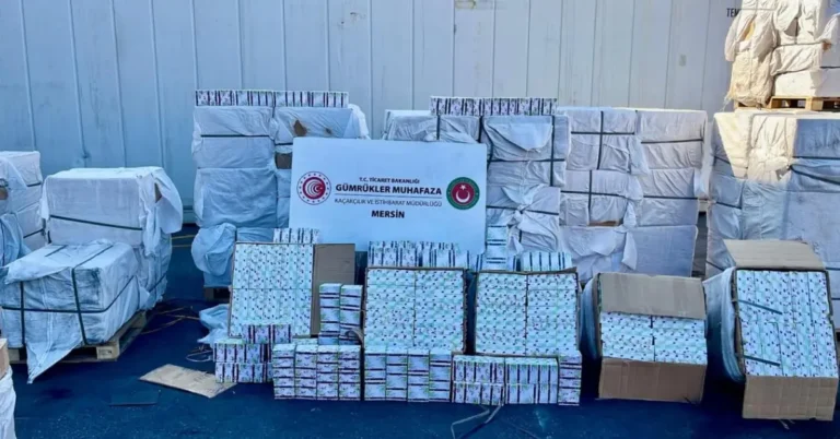Mersin Limanı’nda 5 milyar liralık kaçak ilaç operasyonu