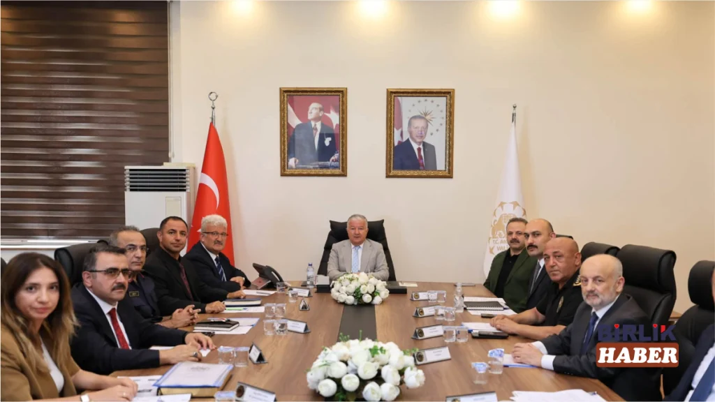 Vali Murat Duru ile 15 Temmuz hazırlıkları değerlendirildi