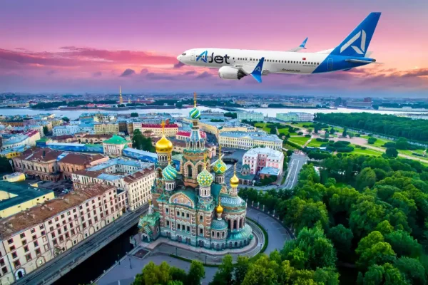 AJet; İstanbul-İskenderiye ve Ankara-St. Petersburg seferlerine başlıyor