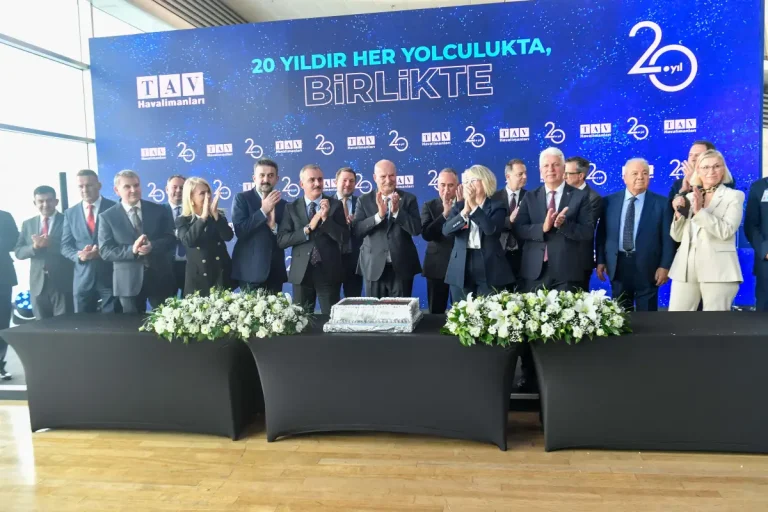 AKK Başkanı Yılmaz, TAV’ın Ankara’daki 20. yıl sevincine ortak oldu