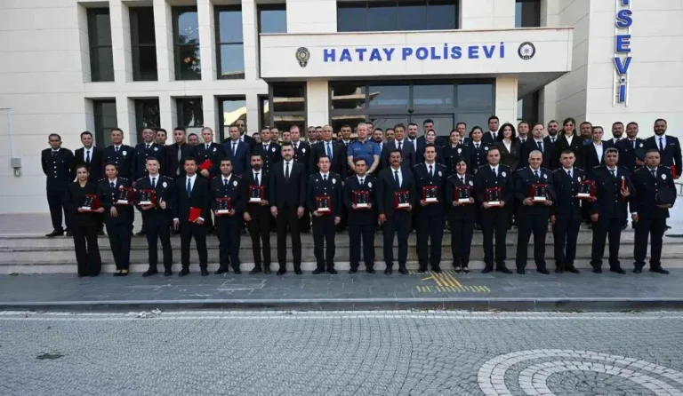 Hatay Polis teşkilatında terfi heyecanı