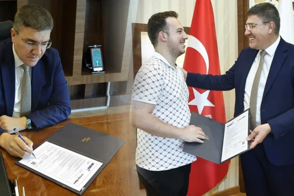 MAKÜ’de sosyal diplomaya ilk ödül Erol Özkır’ın oldu